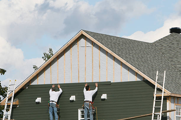 Professional Siding Installation technician working in Mount Airy, GA